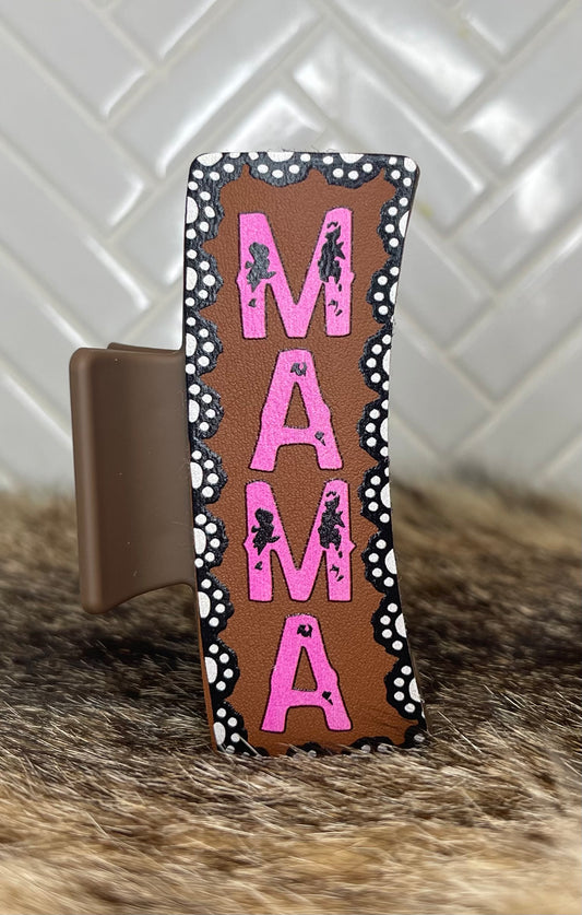 MAMA -Pink Claw Clip