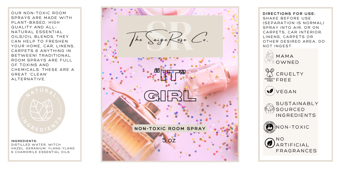 IT GIRL NON-TOXIC ROOM SPRAY