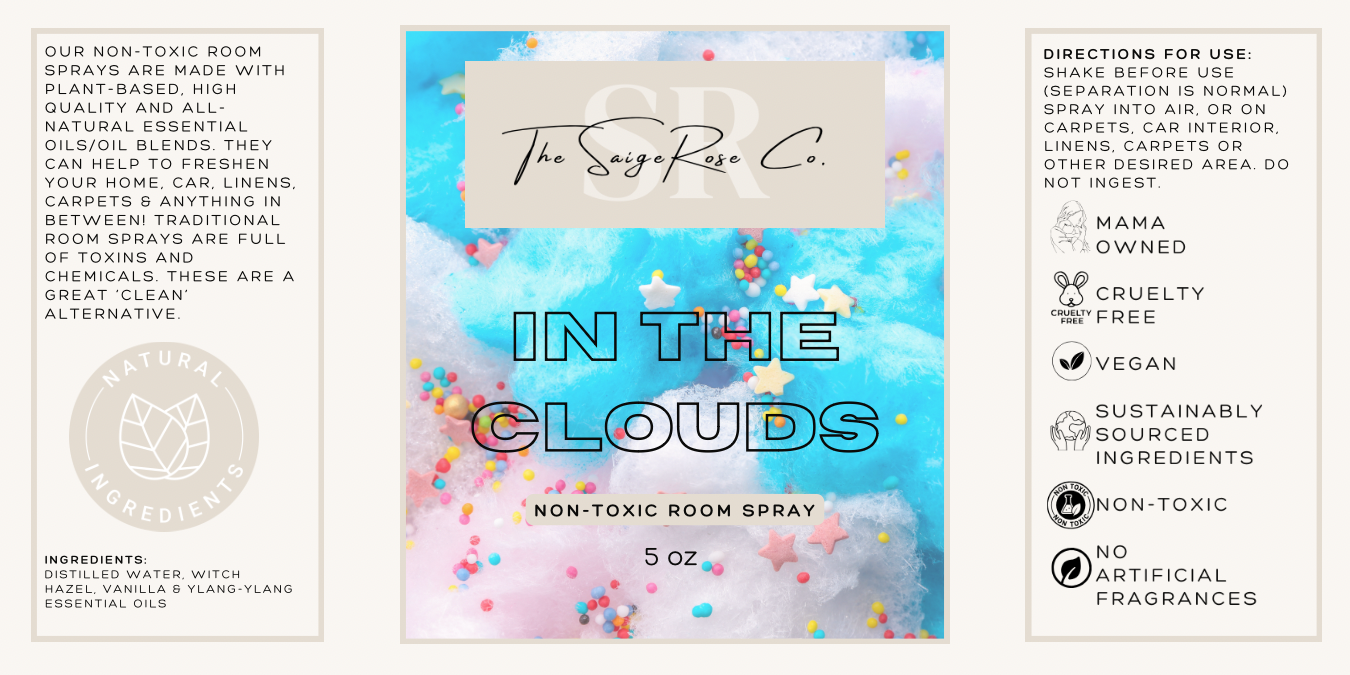 IN THE CLOUDS NON-TOXIC ROOM SPRAY