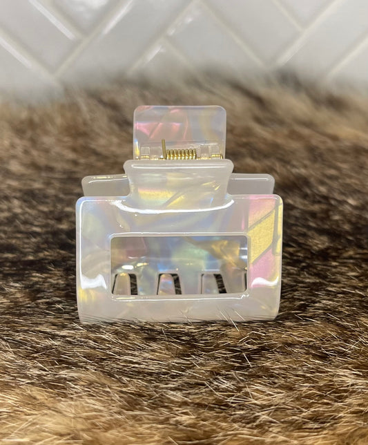 IRIDESCENT MINI Claw Clip