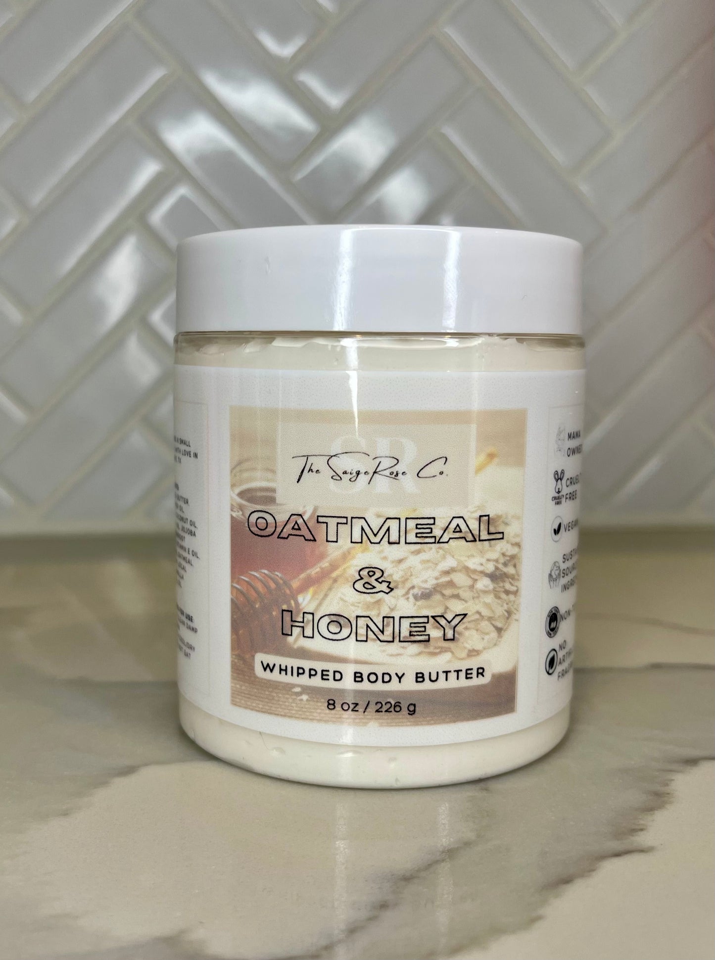 OATMEAL & HONEY WHIPPED BODY BUTTER