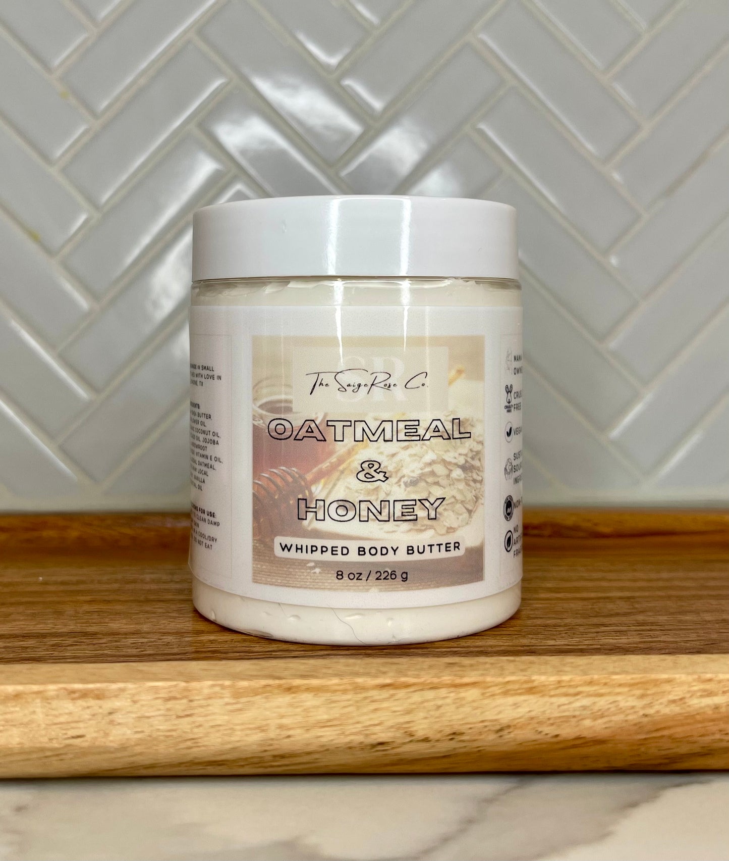 OATMEAL & HONEY WHIPPED BODY BUTTER