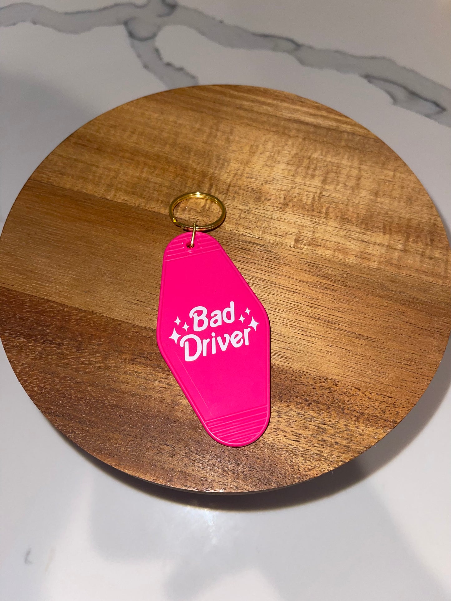 Bad Driver Keychain