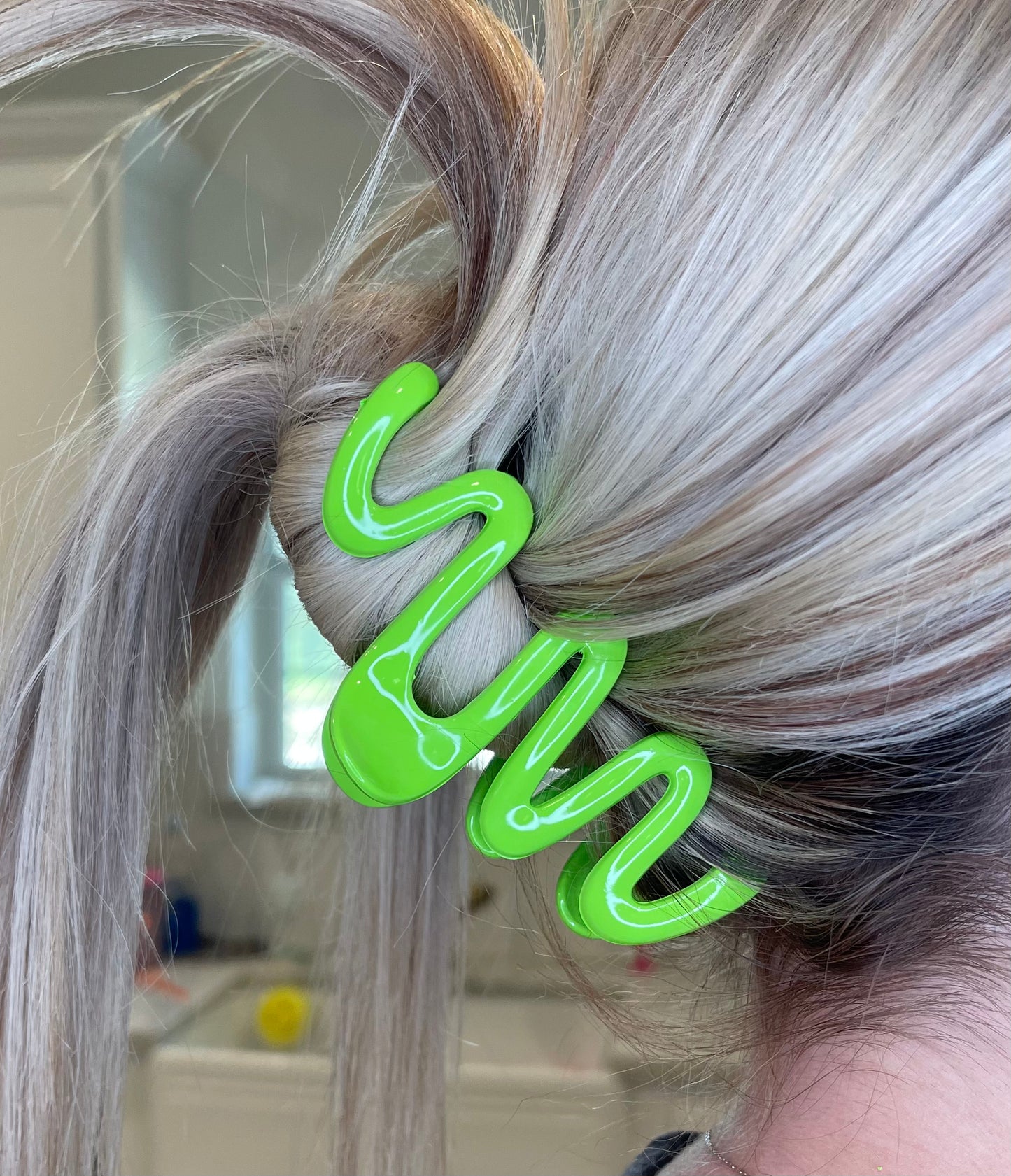 Lime Claw Clip