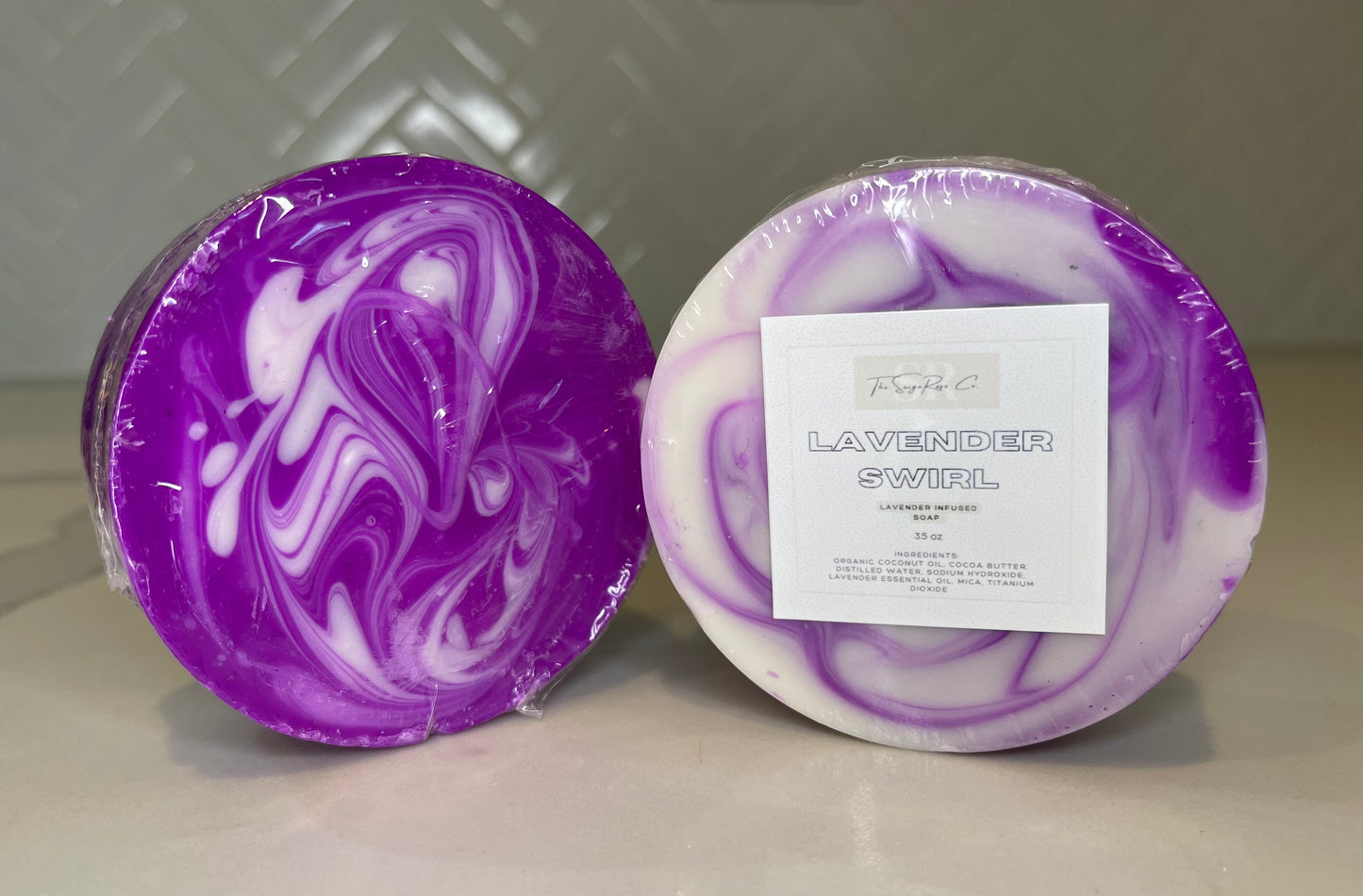 Lavender Swirl Soap