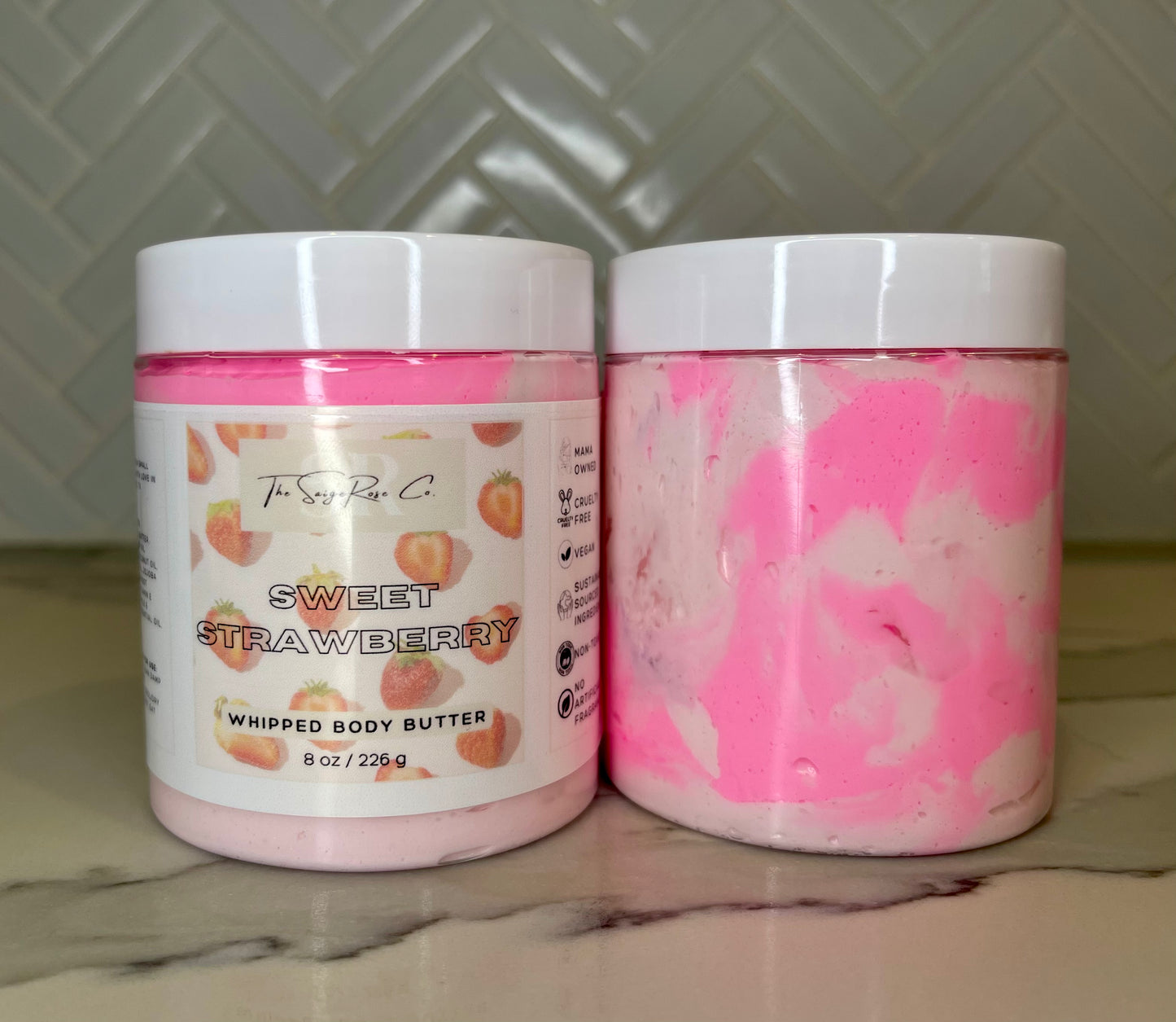 SWEET STRAWBERRY WHIPPED BODY BUTTER