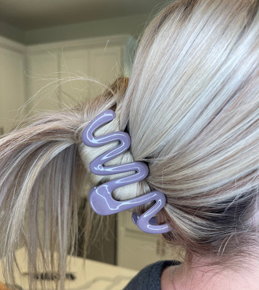 Mauve Claw-Clip