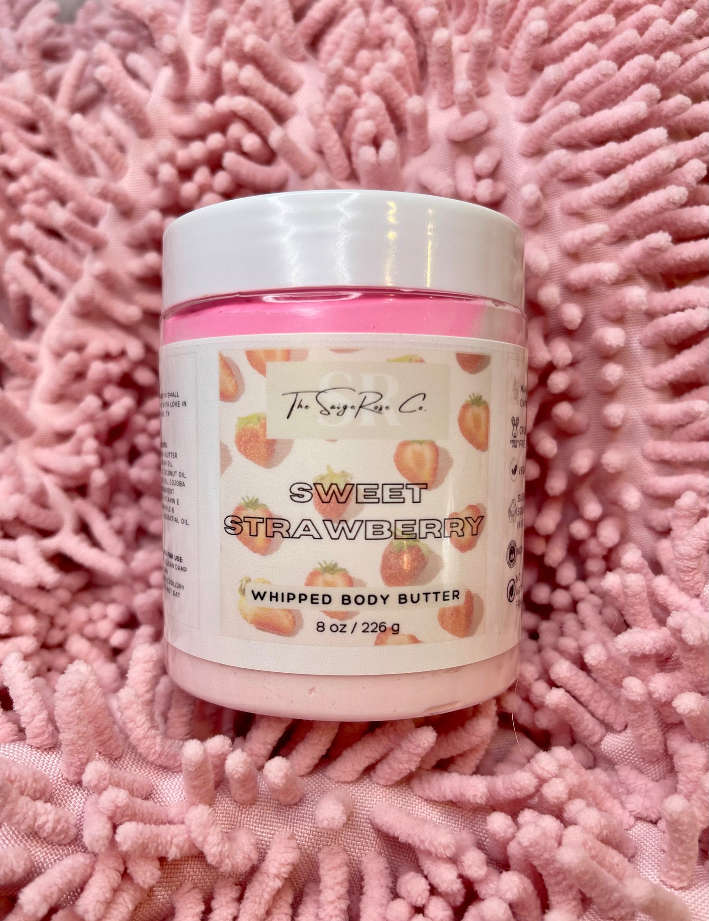 SWEET STRAWBERRY WHIPPED BODY BUTTER