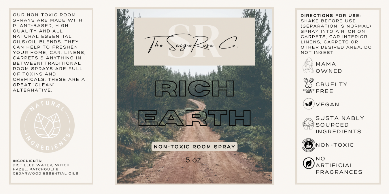 RICH EARTH NON-TOXIC ROOM SPRAY