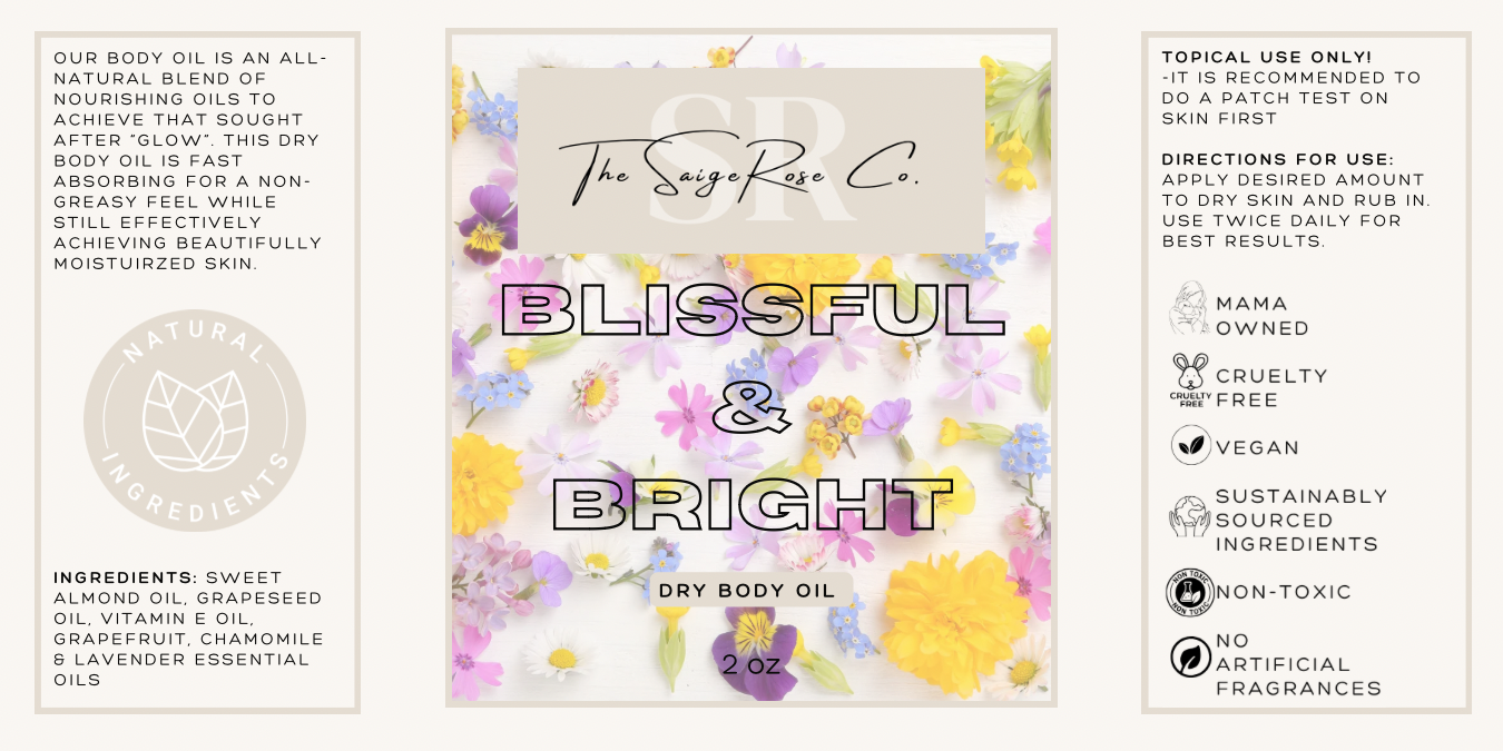 BLISSFUL & BRIGHT DRY BODY OIL